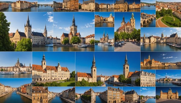 Puzzle ville d'europe : un voyage artistique de 1000 pièces